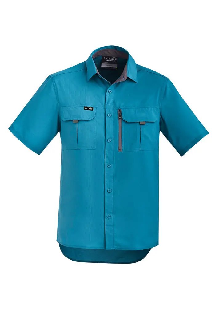 SYZMIK Men's Outdoor Short Sleeve Shirt ZW465 Metro Workwear